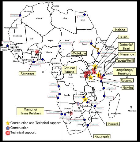 14 OSBP Supported by JICA Border 14 OSBP Supported by JICA Namanga (Kenya - Tanzania) Kazungula (Zambia - Botswana) Chirundu (Zambia - Zimbabwe) Rusumo (Rwanda - Tanzania) Cinkanse (Burkina Faso -