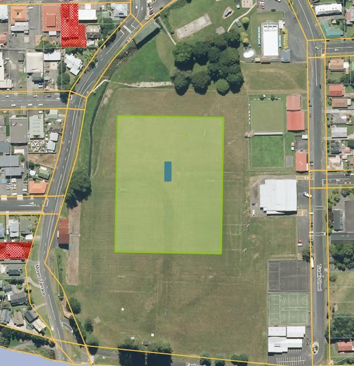 17 Figure 1: Proposed Location for Cricket Pitch on Taumarunui Domain 4.