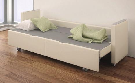 Comfortable, cleanable and even mobile, and with the option of storage, Amelio Bench Sleepers make limited space highly functional.