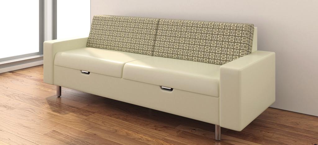 4 5 AMELIO SLEEP SOFA Advanced foam technology is used to create comfort (and durability) in both the seated and sleep positions.