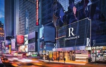 Renaissance New York Times Square Hotel is a luxury hotel rising 26 stories above Times Square ensuring we are close to vibrant Times Square and Broadway theatres.