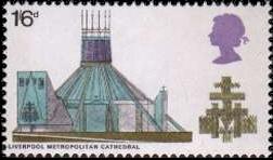 Liverpool Metropolitan Cathedral - begun in 1962, it was consecrated on 14 th May 1967. The set was withdrawn from sale on the 27 th May 1970.