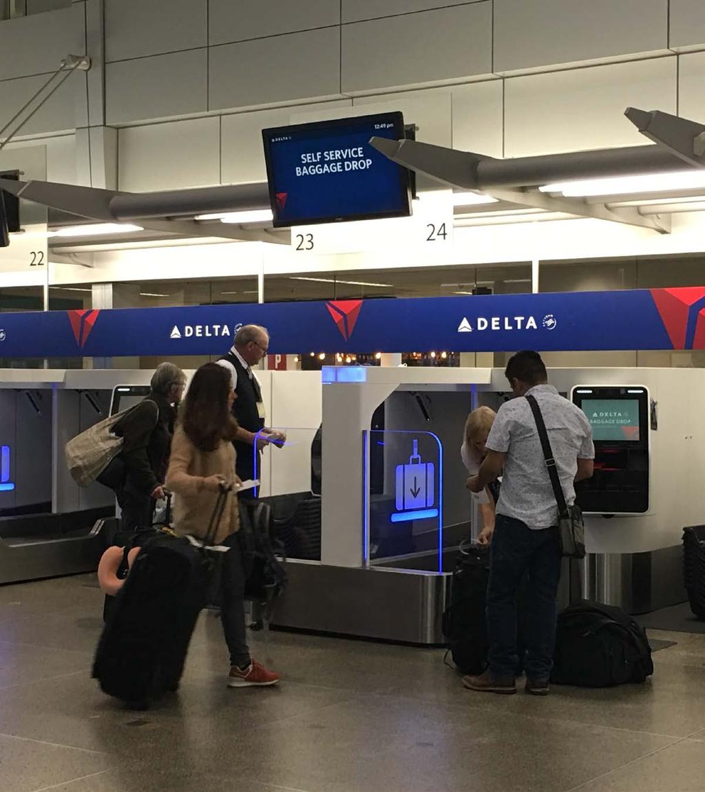 At MSP, Delta Air Lines and American Airlines are testing
