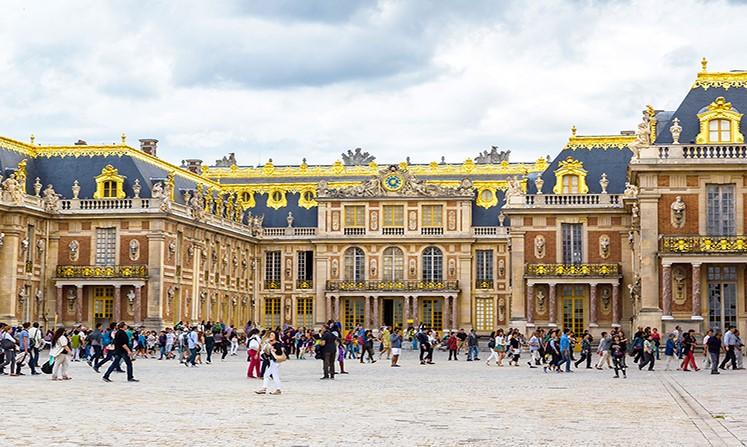 The Palace of Versailles is the former French royal residence and center of government located 16 km southwest of Paris.