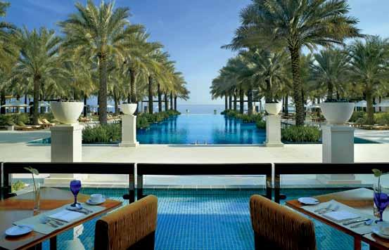 Oman. Nestled right by the water s edge, the indoor/outdoor Beach Pavilion is a specialty