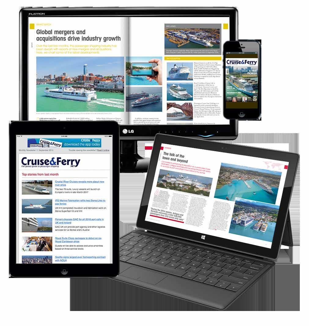 Digital editions and newsletters Alongside our bi-annual printed magazines, we offer a variety of additional services for a digital audience.