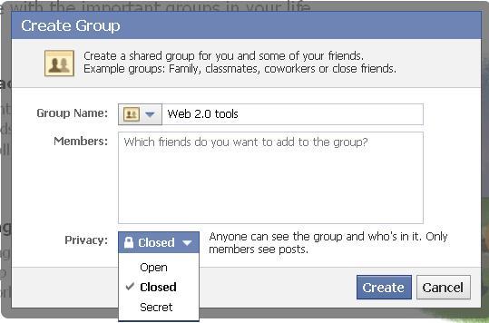 Bab 1: Facebook 15 LANGKAH 9 Menubuhkan Kumpulan Pada halaman utama facebook, klik pada Create Group.
