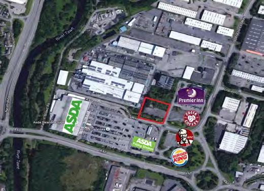 SWANSEA ASDA SURPLUS CAR PARK Drive-thru or units up to 14,000 sq ft, together with car parking on site as well as the benefits of the nearby main Car Park.