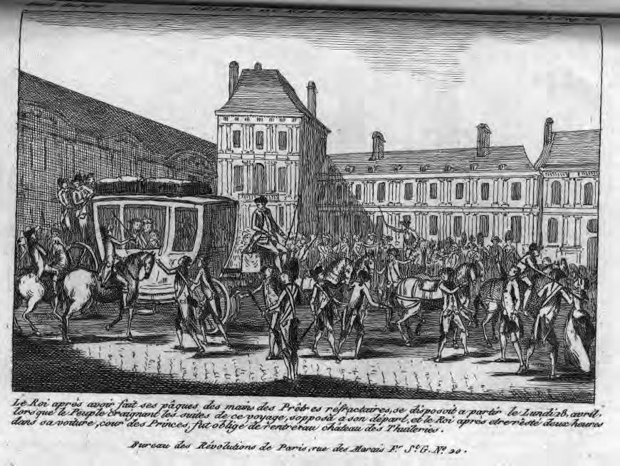 The King s Departure to St. Cloud No. 93, from 16 to 23 April 1791, p.