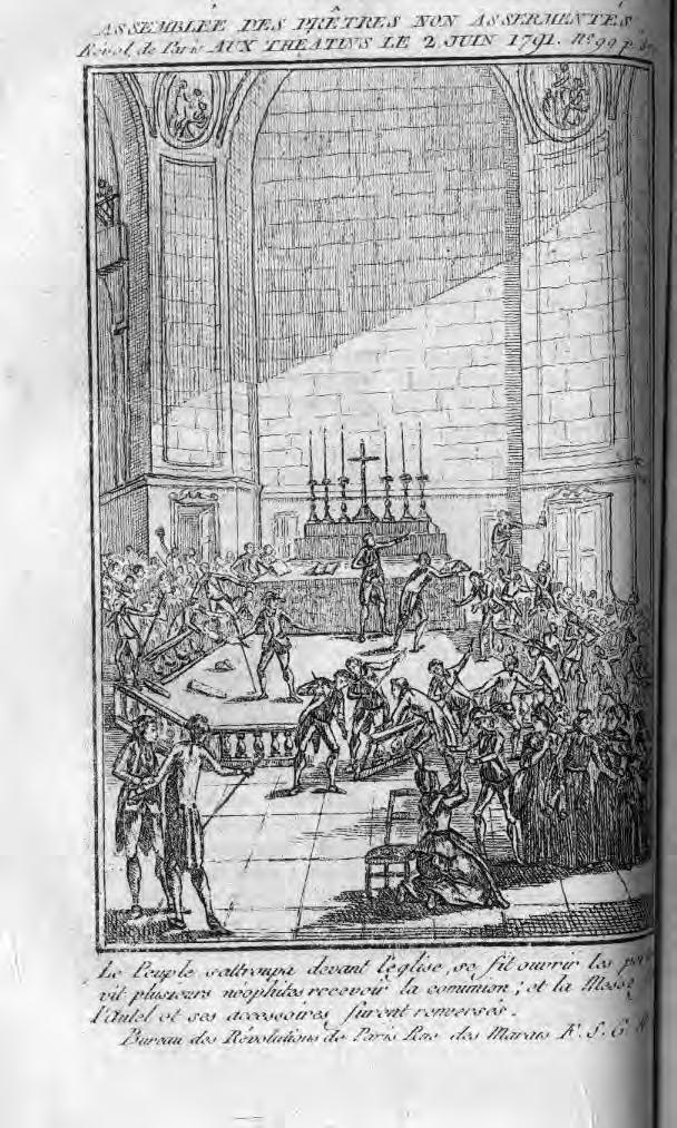 Assembly of non-juring priests at the Theatine Abbey June 2, 1791 No. 99, from 28 May to 4 June 1791, p.