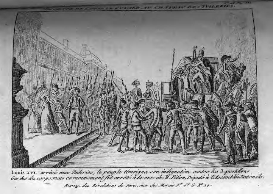 Descent of Louis the Runaway at the Tuileries Palace No. 103, from 25 June to 2 July 1791, p.