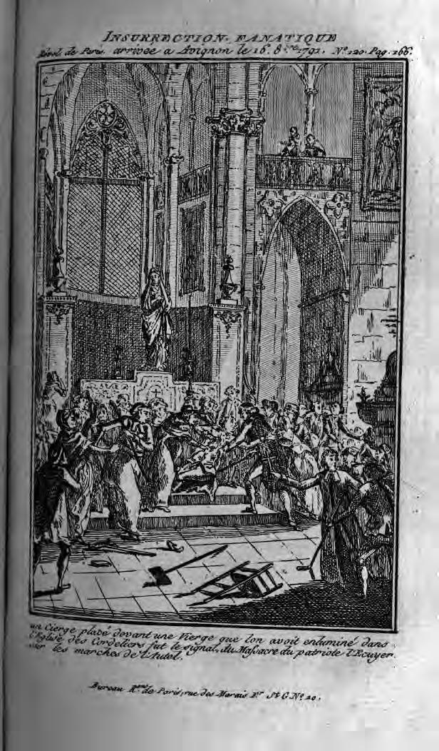 Fanatic Insurrection in Avignon the 16 8 bre 1791 No. 120, from 22 to 29 October 1791, p.