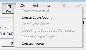 Procedure 1. Flight Log Window Toolbar a. Add button Left-click to add a new flight log record. b. Edit button Left-click to edit an existing flight log record. c.