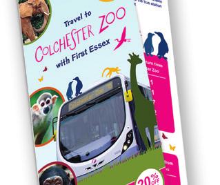 Pick up a timetable or visit us online to fi nd out where you can catch service 75 to Colchester Zoo.