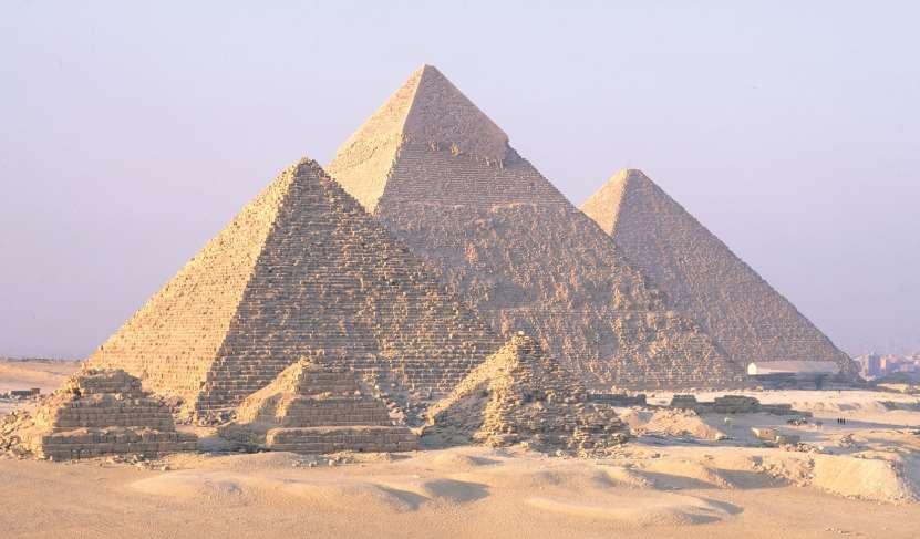 #17 Great Pyramids, Gizeh, Egypt, Dynasty IV.