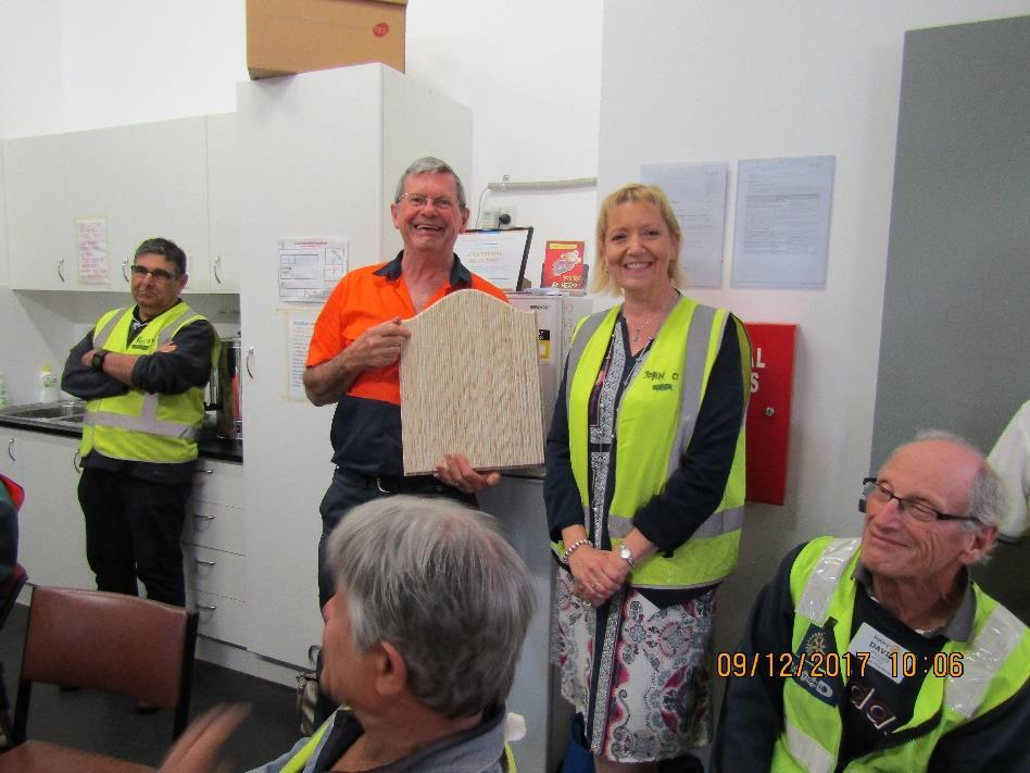 Pride of Workmanship Men s Shed It is with great pride and pleasure that the Rotary Club of Essendon today honours one of the Sheddies with the inaugural Pride of Workmanship award.