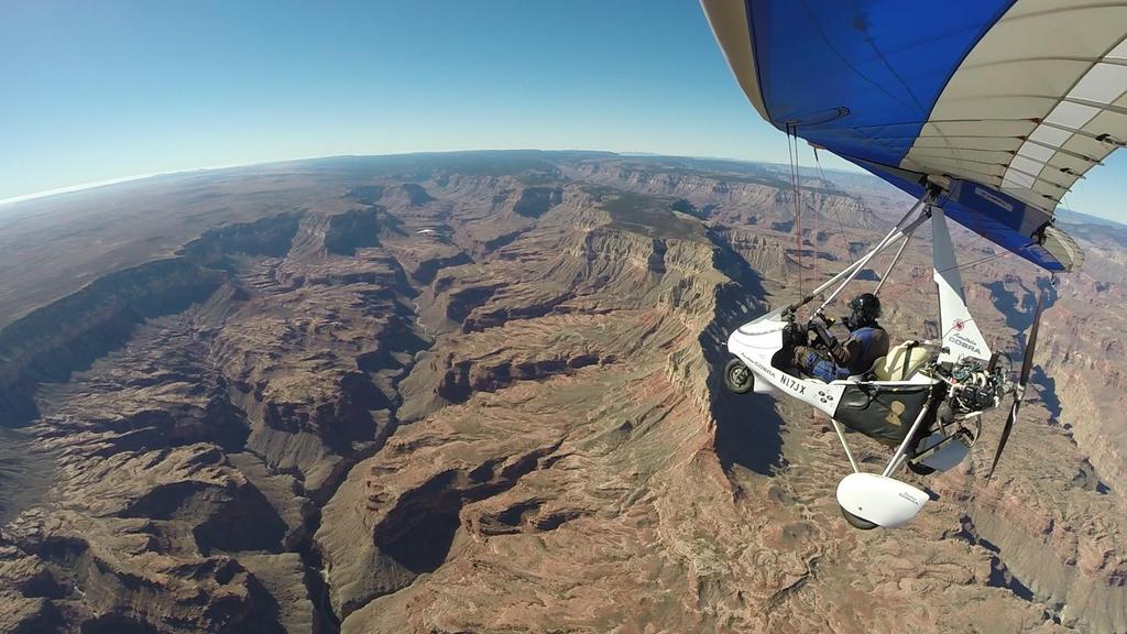On the southern leg to avoid the 14000 ft floor area, we flew up National Canyon, a