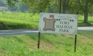 Stop 17: Fort Halifax Five miles South of Millersburg, look for sign on right Drive down the farm lane and park near
