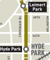 At Grade Segment - Park Mesa Heights North and Central Segments: 48 th St to 59 th St Future Hyde Park