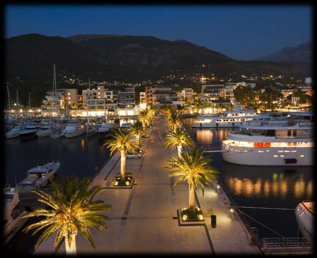 TOURISM PORTO MONTENEGRO Tivat Mixed used resort which includes: luxury 5* hotel, restaurant, bars, cafes, galleries, nautical museum, green market, private health institutions, sports facilities