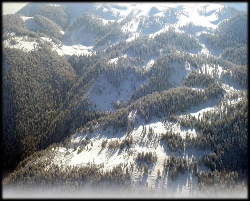 from the direction existing ski resorts Kolašin 1450 - The main ski lift of Ski resort