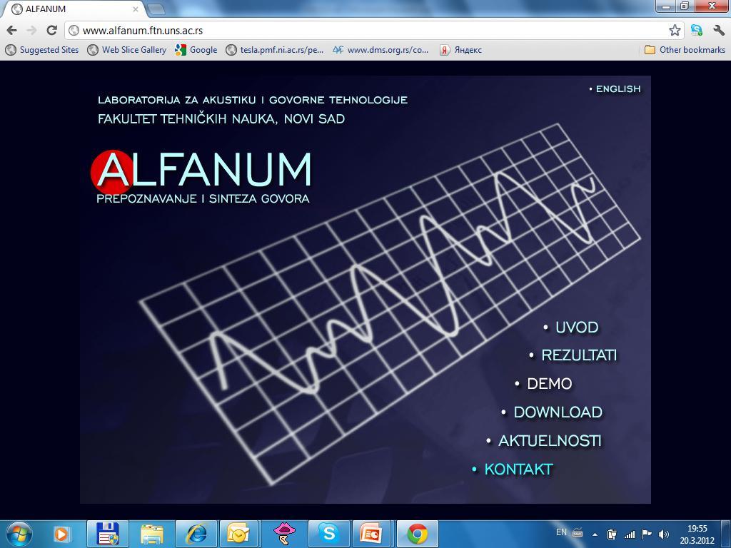 Alfanum so far http://www.alfanum.ftn.