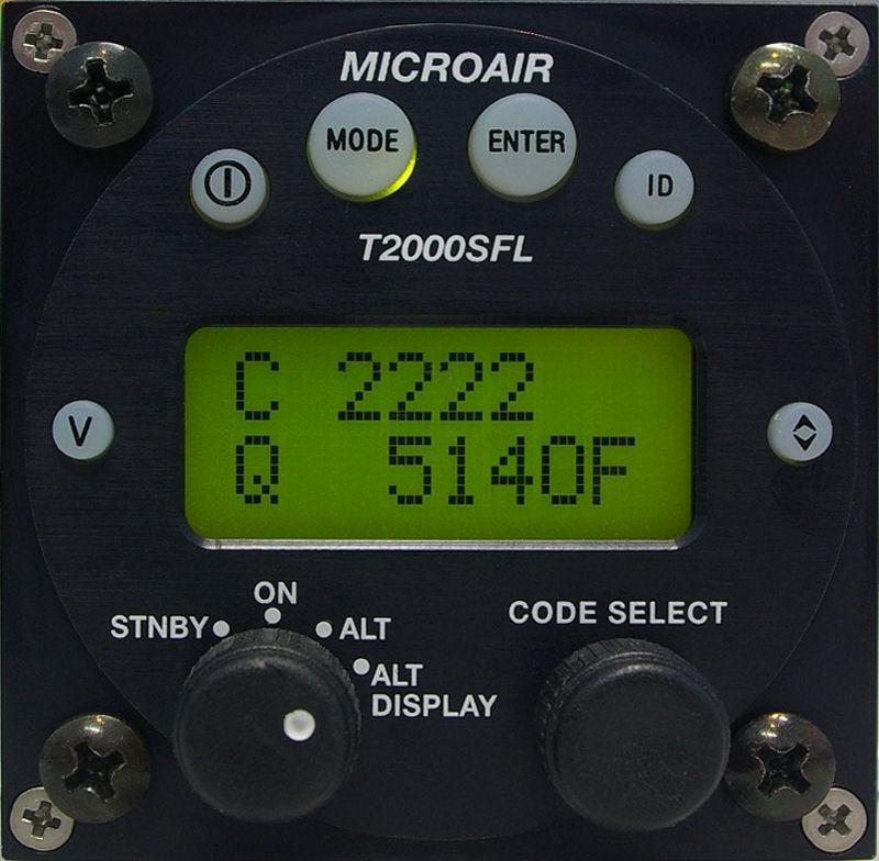 The QNH / Baro can be entered here to allow the T2000SFL to compensate the displayed altitude for surface pressure, and hence read the same as the aircraft s altimeter.