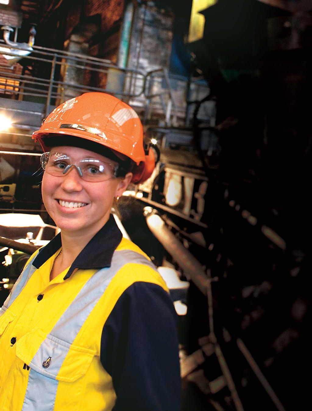 10 WOLLONGONG, NSW, AUSTRALIA Gloria Ryall, trainee engineer at the Port