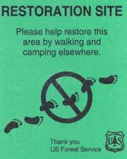 If all designated campsites are taken when you arrive, you must camp more than 500 feet from the lakeshore.