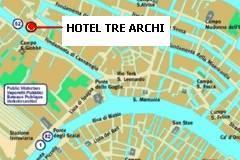 Archi hotel Venice Isl Piazzale is situated near the Ghetto in the residential area of Venice.