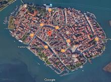 to Societa' Serenissima Motoscafi,at time shown on your voucher, Guest must be punctual at the meeting point Serenissima Boat Yellow Desk, approx 10 minutes walk from San Marco Square, for the