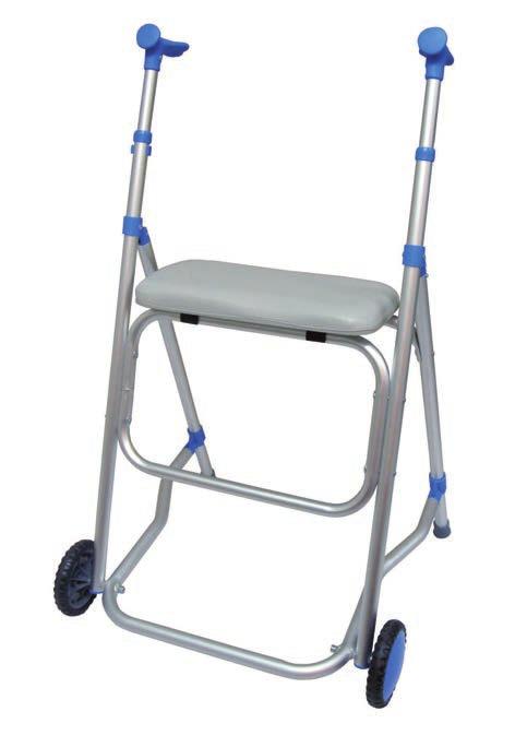 Height adjustable. Anatomic handles. Item Weight: 2,4 Kg. Max. Weight capacity: 130 Kg.