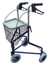 Because of its wheels' size it is perfect to use at the street and also at home. The height of its arms can be adjusted.
