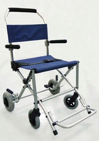 2228 Aluminum Folding Transport Wheelchair.