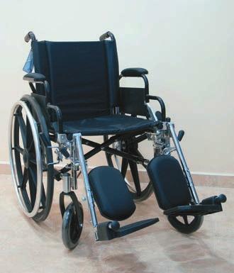 - It is foldable and very light, what makes this wheelchair fairly comfortable and easy to transport the patient.
