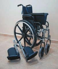 - Front wheels: 200mm - Rear Wheels: 600mm with locks. 40,8 cm. 42 cm. 56 cm. 90 cm. 2233 Manual Wheelchair.