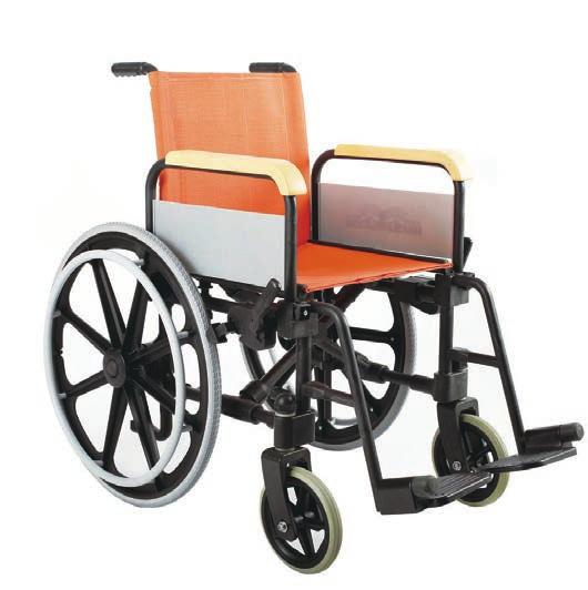 2239 Self-propelled wheelchair with removable armrests.