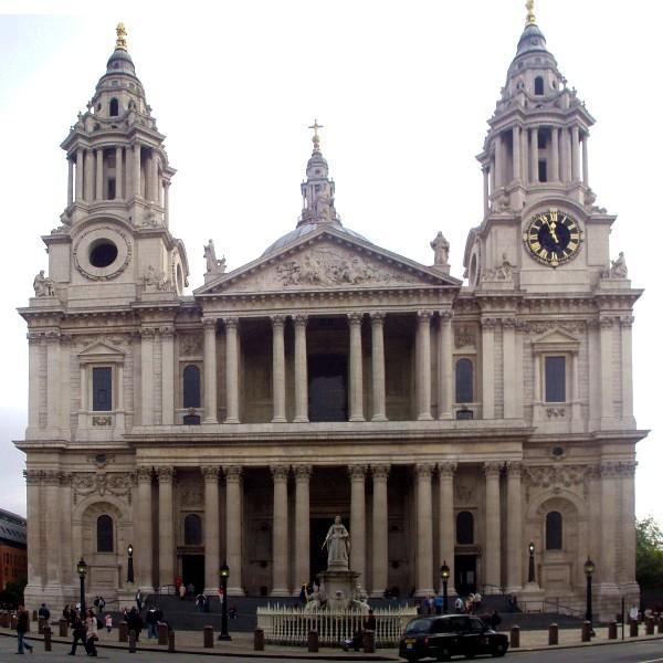 St. Paul s Cathedral It was built by Sir Christopher Wren after the old Cathedral had been completely