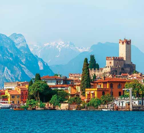 Christmas in Lake Garda 8 DAYS Home Link included 7 night s with dinner, bed & breakfast Innsbruck City Tower Trento Christmas Market Lake Garda 769 Verona Malcesine Stretching over thirty miles from