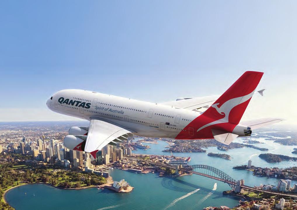 COMMITMENT TO ENVIRONMENTAL SUSTAINABILITY 8 INITIATIVES To become a global environmental sustainability leader in the aviation industry, Qantas has implemented