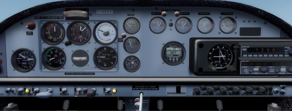 5.6. Cap 10B Cap 10B is an aircraft dedicated for aerobatics and contain very little equipment Transponder CDI (VOR & ILS Receiver) Flight plan equipment list is letter L (ILS), O(VOR), V(VHF), /C