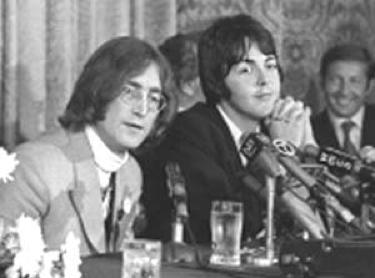 On May 11th 1962, John Lennon and Paul McCartney traveled to New York City, to announce the Beatles newly-formed company, Apple.