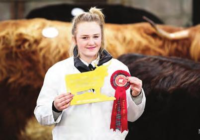 The overall female champion was the Best Senior Heifer and came from Sir William Lithgow, Bt & Son (Ormsary) who won the D M Stewart Memorial Trophy with Sidonia 12th of Ormsary, born on 6 April 2013