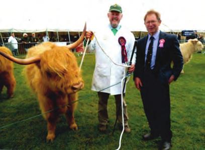 The show report is available in the National Shows section of this Journal however we also staged a Comb the Highland Calf at the show and raised 153.80 for the Yorkshire Air Ambulance.