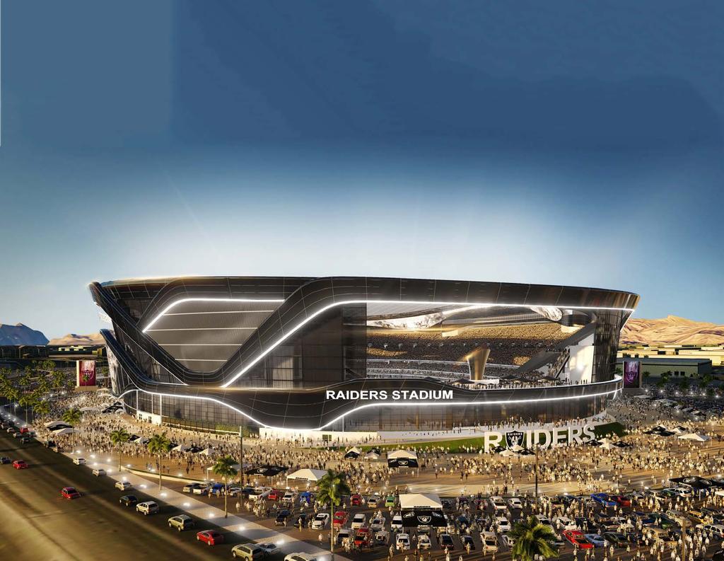 Developments in the Las Vegas valley NFL - LAS VEGAS RAIDERS $1.9 Billion estimated cost Las Vegas First NFL Team On March 27th, 2017, the NFL owners approved the Raiders relocation to Las Vegas.
