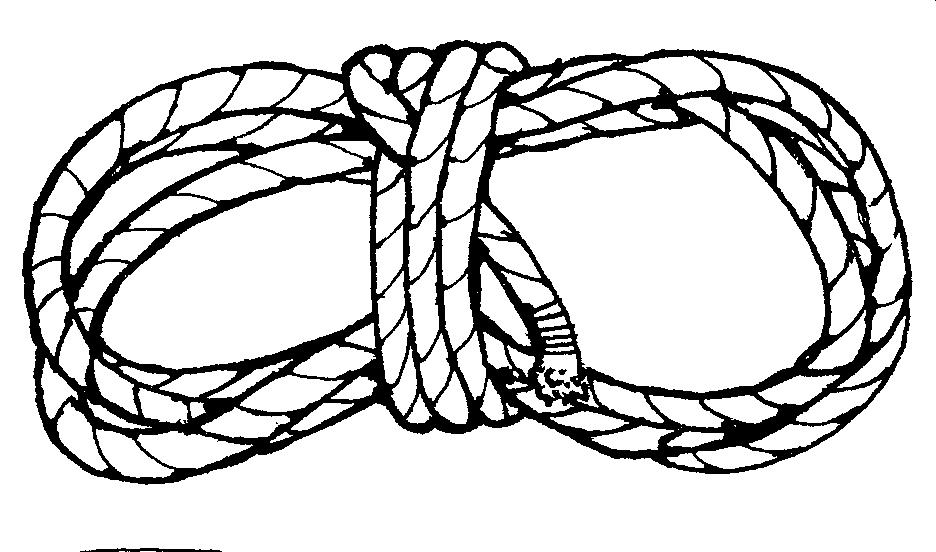 Half Hitch Tie a rope to a pole, ring or similar object Pass the end of the rope from front to back around the pole Bring the end over and under the standing part Then up through the loop that you
