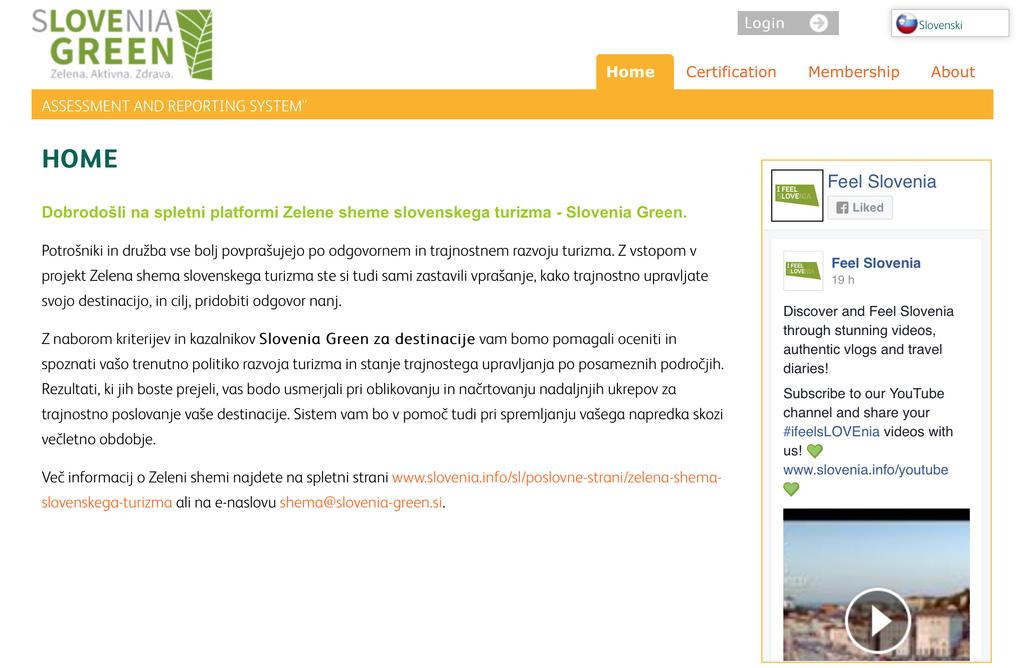 Strukturirana orodja: www.slovenia-green.