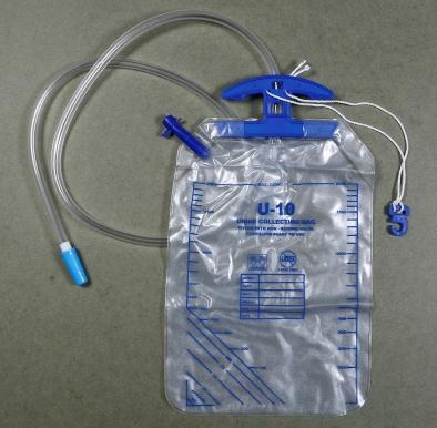 Urology Urine Bag (CR-601) Features - Non - Toxic medical PVC Grade film Non return valve prevents back flow of urine during usage Drainage outlet system provided on top side for hygienic drain of