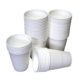 cups 2 rolls of paper