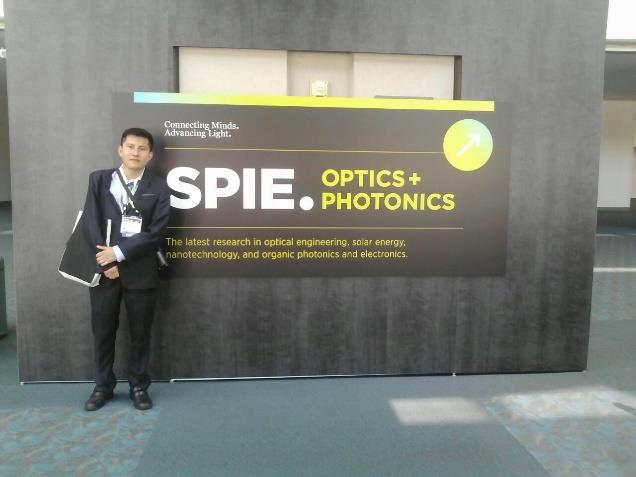 Luis E. Alanis-Carranza from SPIE Optics + Photonics. Member of SPIE Jose C.